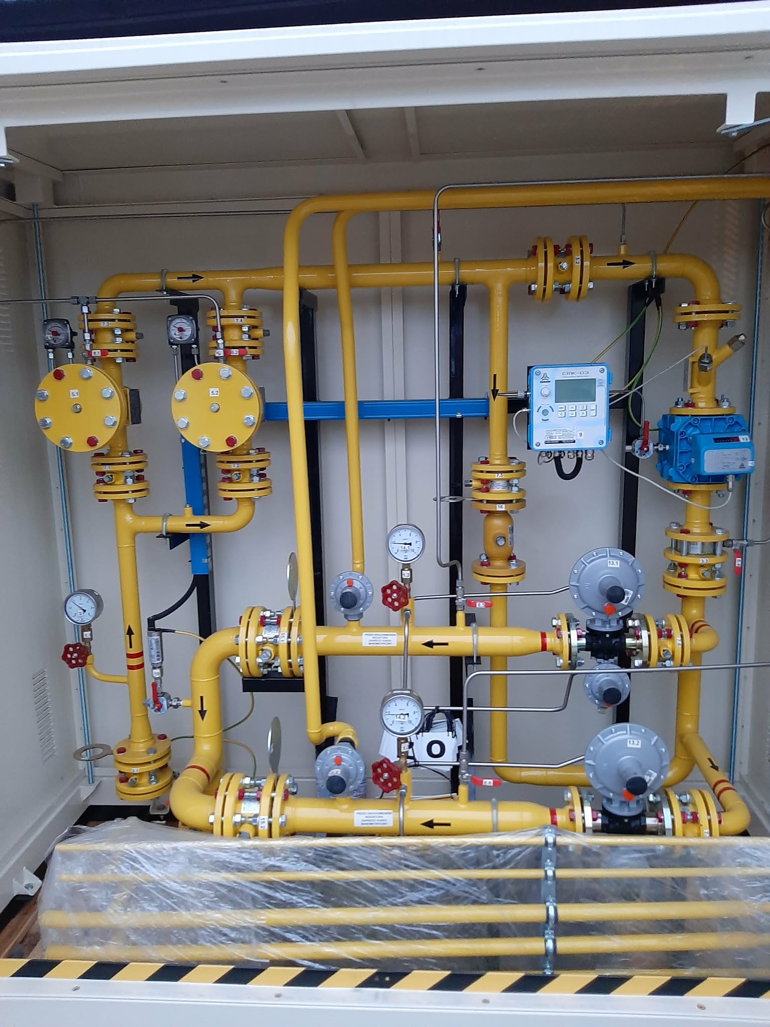 projekt przyłącza gazowego zestaw redukcyjno-pomiarowy szafka gazowa